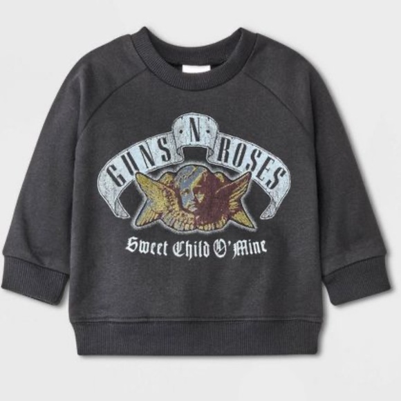 Newborn Guns and Roses Crewneck and Jogger Set - Picture 2 of 5